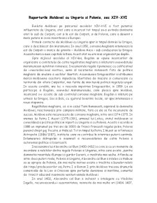 Raporturile Moldovei cu Ungaria și Polonia - Pagina 1