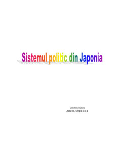 Sistemul Politic din Japonia - Pagina 1