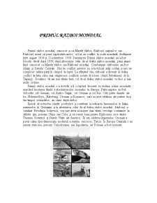 Primul război mondial - Pagina 1