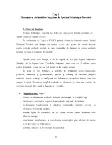 Organizarea Gestiunii Financiare la Spitalul Municipal Dorohoi - Pagina 1
