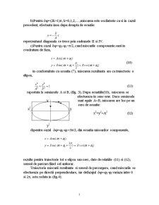 Studiul compunerii oscilațiilor armonice perpendiculare de aceași frecvență. Determinarea vitezei sunetului în aer - Pagina 3