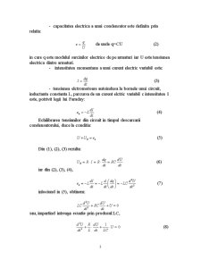 Studiul oscilațiilor electrice amortizate - Pagina 2