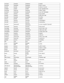Lista verbelor neregulate din limba engleză - Pagina 5