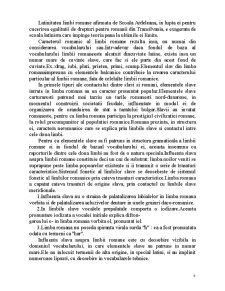 Originea si Evolutia Limbii Romane - Pagina 6