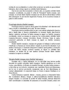 Originea si Evolutia Limbii Romane - Pagina 15