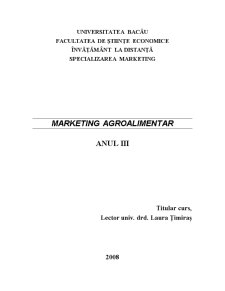 Marketing Agroalimentar - Pagina 1