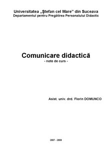 Comunicare Didactică - Pagina 1