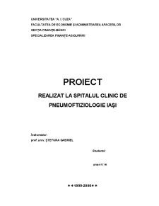 Realizat la Spitalul Clinic de Pneumoftiziologie Iași - Pagina 1