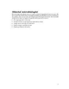 Microbiologie - Pagina 1