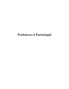 Forfetarea și Factoringul - Pagina 1