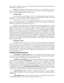 Poluarea mediului - problema marilor aglomerări urbane - studiu de caz - București - Pagina 5