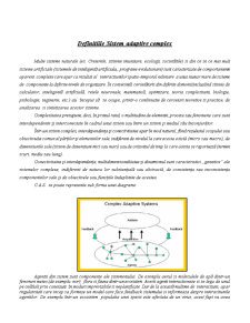 Definițiile sistemelor adaptive complexe - Pagina 1