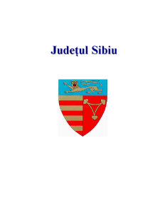 Caracterizarea județului Sibiu - Pagina 1