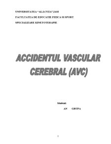 Accidentul Vascular Cerebral - Pagina 1