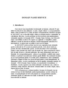Domain Name Service - Pagina 1