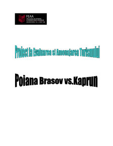 Analiză comparativă între stațiunile Poiana Brașov și Kaprun-Austria - Pagina 1