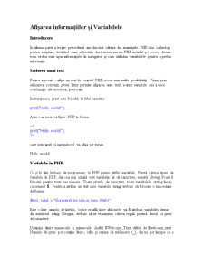 Mini-Curs PHP - Pagina 4
