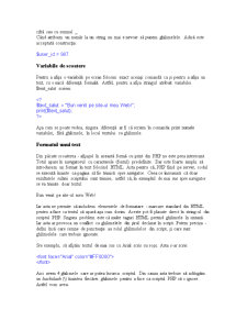 Mini-Curs PHP - Pagina 5