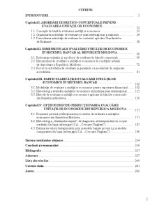 Teoria și Practica de Evaluare a Unităților Economice în Baza Cerințelor Actuale Bancare - Pagina 2
