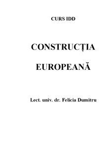Construcție europeană - Pagina 1