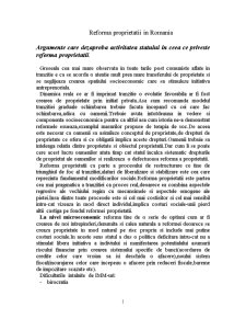 Reforma proprietății în România - Pagina 1