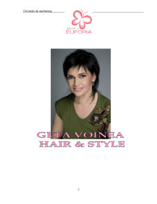 Raport de cercetare - Geta Voinea Hair & Style - Pagina 2