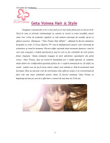 Raport de cercetare - Geta Voinea Hair & Style - Pagina 5