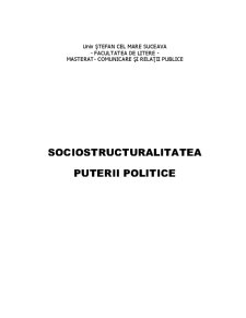 Socio-Structuralitatea Puterii Politice - Pagina 1