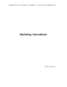 Marketing internațional - Pagina 1