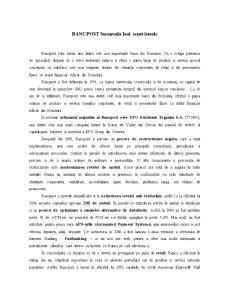 Studiu monografic - BancPost sucursala Iași - Pagina 1