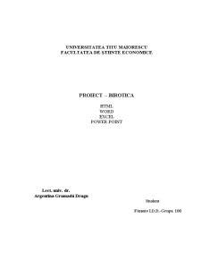 Proiect birotică - TECHEM Eenergy Services SRL - Pagina 1