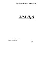 Apă H2O - Pagina 1