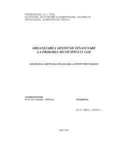 Monografie Primaria Iasi - Pagina 1