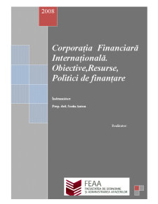 Corporația Financiară Internațională - Pagina 1