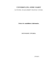 Monografie Contabila - Pagina 1