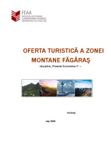 Oferta Turistică a Zonei Montane Făgăraș - Pagina 1