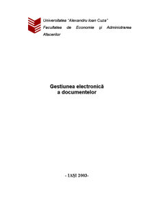 Software pentru gestiunea electronică a documentelor - Pagina 1