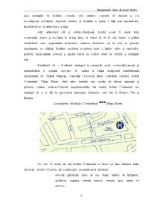 Managementul ofertei de servicii turistice - Hotelul Continental - Târgu Mureș - Pagina 3