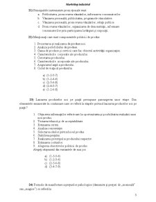 Subiecte Examen - Marketing Industrial - Pagina 5