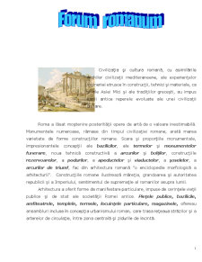 Arhitectura Romei Antice - Pagina 1
