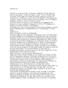 Buddenbrooks von Thomas Mann - Pagina 1