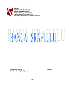 Monografie la Banca Israelului - Pagina 1