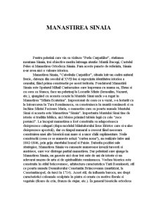 Mănăstirea Sinaia - Pagina 1