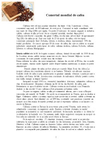 Comerțul mondial cu cafea - Pagina 1