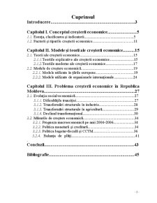 Creșterea Economică și Indicii săi - Pagina 1