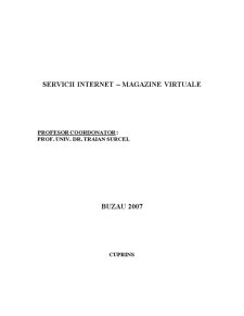 Servicii Internet Magazine Virtulale - Pagina 1