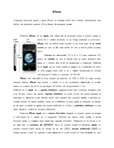 Caracteristicile iPhone - Pagina 1