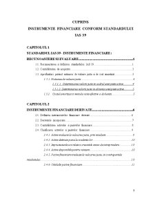Instrumente Financiare Conform Standardului IAS 39 - Pagina 1
