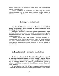 Eseu la disciplina etică în marketing - consumul de băuturi carbogazoase tip Cola - Pagina 4