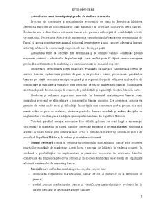Marketingul bancar - practici mondiale și direcții de implementare în Republica Moldova - Pagina 3